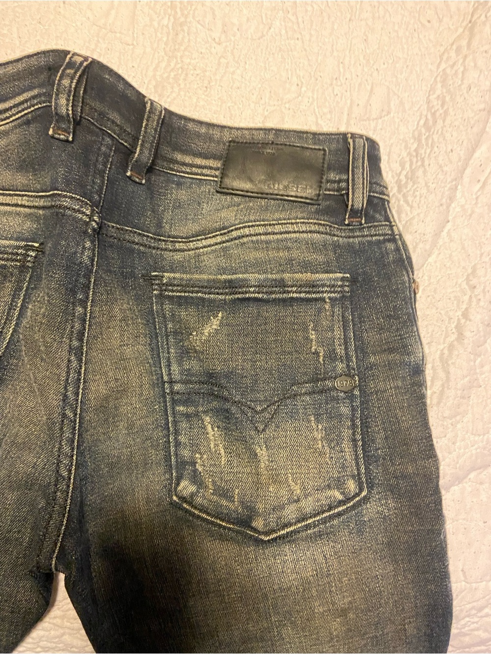 Men's Diesel Vintage Sleekner Dark Blue Slim Jeans